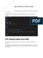 5.CSS Height, Width