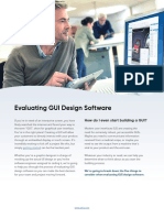 Evaluating GUI Design Software