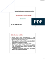 Lecture 09-Introduction To GSM Technology