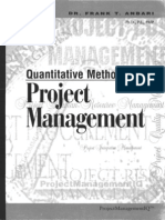 Frank Anbari Quantitative Methods For Project Management