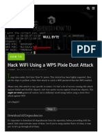 Hack Wifi Using A Wps Pixie Dust Attack