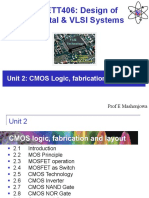 Unit 2 - CMOS Logic, Fabrication and Layout