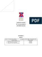 Laboratory Report Biochemistry