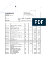 Bank Statement