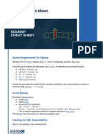 Sqlmap Cheat Sheet