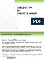 BGP5 Introduction To Ansoft Designer