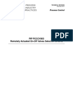 PIP PCCCV003-2017 Remotely Actuated On-Off Valves Selection Criteria