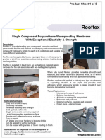 Rooftex - Technical Data Sheet