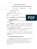 Unit 1 Management and Its Environment - Ed234