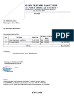 INVOICE CV. PERDANA JAYA 25 September 2022