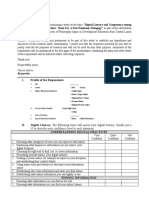 Digital Literacy and Competency Questionnaire (Tools)