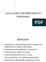 Constructors and Destructors in C++