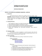 Lesson 5 Accounting For Partnership Liquidation - Lump Sum