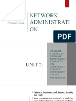 Lecture Notes Unit 2 Network Administration