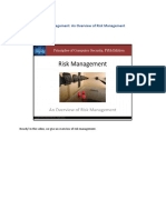 An Overview of Risk Management in Banking PDF