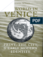 The World in Venice Print, The City, and Early Modern Identity (Bronwen Wilson)