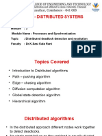 2.9 Distributed Deadlock Detection and Resolution