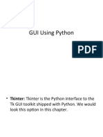 GUI Using Python