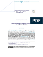 Optimization of Underground Mine Ac