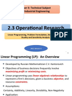 Linear Programming