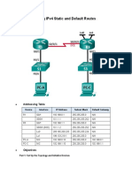 2.2.2.5 Lab - Configuring IPv4 Static and Default Routes - ILM