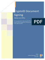 CryptoID Document Signing For Adobe and Office