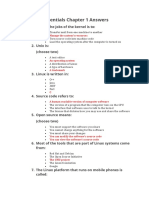 NDG Linux Essentials Chapter 1 Answers