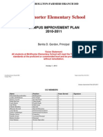 2010-2011 Campus Improvement Plan - McWhorter