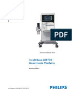 IFU - IntelliSave AX700 Anesthesia Machine - English