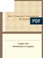 Basic Programing Slide Intro Tade Day