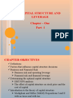 Capital Structure and Leverage Chapter - One Part-1