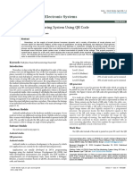 Electrical & Electronic Systems: Exam Hall Plan Monitoring System Using QR Code