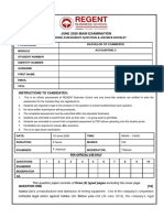 BCOM Y3 - ACC 3 - June 2020 Take Home Assessment