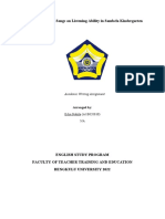 Echa Nabila A1B020030 Academic Writing Paper