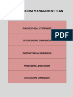 My Classroom Management Plan Villar Postrado