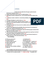 2018 Biosatics MCQ