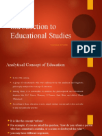 Introduction To Educational Studies