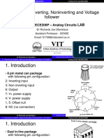 Inverting, Noninverting and Voltage Follower