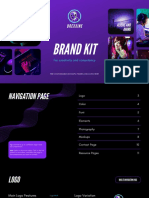 Violet Teal Ethereal Vibrant Tech Brand Guidelines Presentation