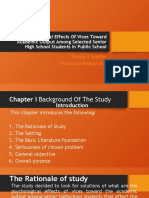 The Psychological Effects of Vices Towards Academic Output Among Selected Senior High School