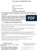 Environment Impact Assessment (Eia)