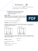 Basic Calculus Worksheet 1