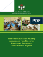 National Education Quality Assurance Handbook 2016