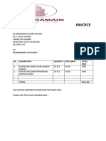 Invoice Al Haramain