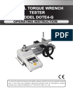 Gaya - Torque Tester Tohnichi manual-DOTE4-G