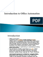 PDF Introduction To Office Automation Unit 1 - Compress