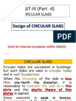 UNIT-II - (Part-5) CIRCULAR SLABS