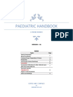 Pediatrics Handnote