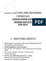 Construction and Repairing Chemicals: Avinash Kumar Gupta Training Institute New Delhi