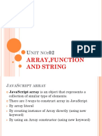 Unit-2 Array, Function and String